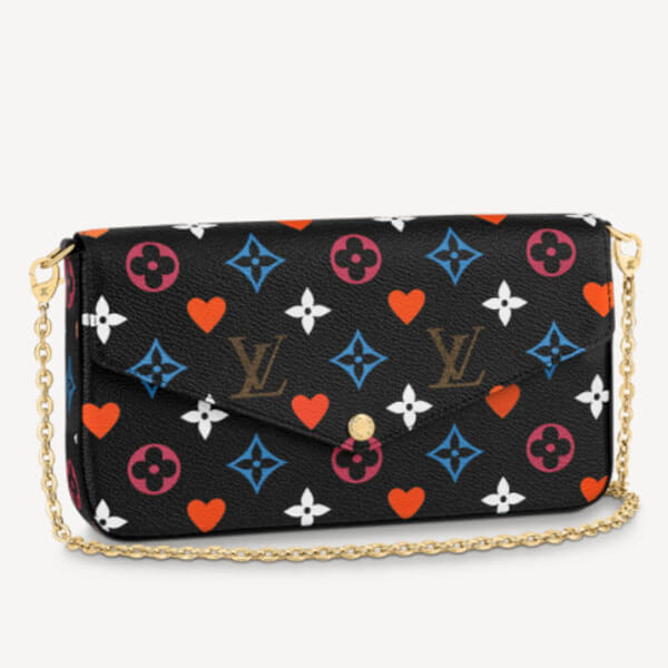 ルイヴィトン ゲームオン 偽物 ショルダーバッグ ヴィトン GAME ON 21Cruise 新作 ポシェットフェリシー M80232